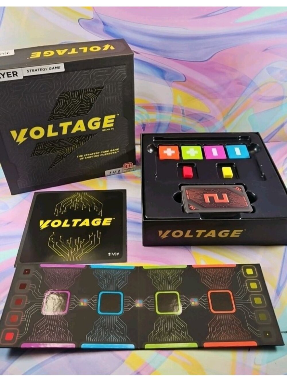 Voltage Strategy Card Game (2017, Mattel Games) CIB/Complete FPP88